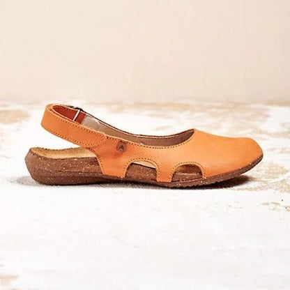 LM | Sandals with sling-back straps