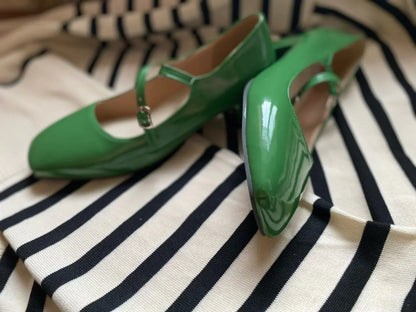 LM | Shoes with shiny block heel