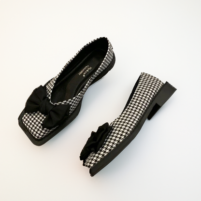LM | Square toe flat mouth loafers women loafers